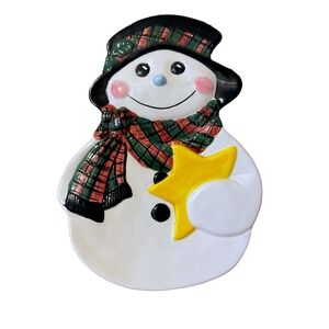 Snowden Figural Plate 10" X 7.5" Sakura China 1996 Dayton Hudson Corp